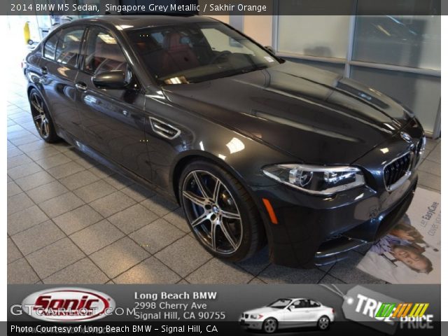 2014 BMW M5 Sedan in Singapore Grey Metallic