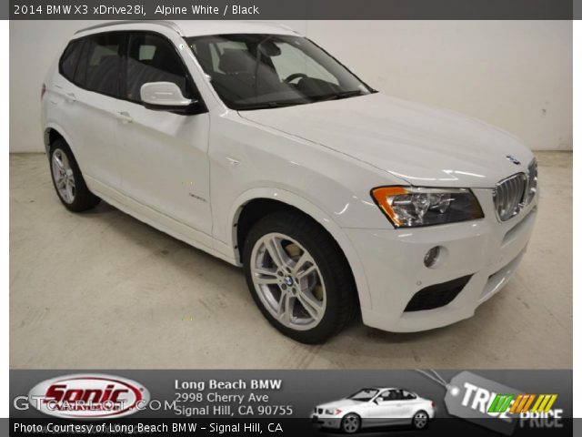 2014 BMW X3 xDrive28i in Alpine White