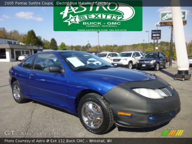 2005 Pontiac Sunfire Coupe in Electric Blue Metallic