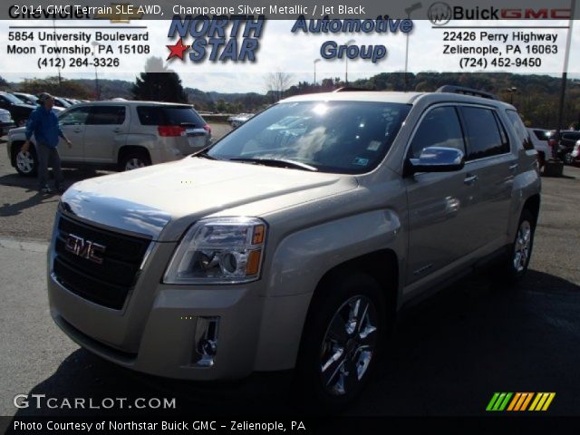 2014 GMC Terrain SLE AWD in Champagne Silver Metallic