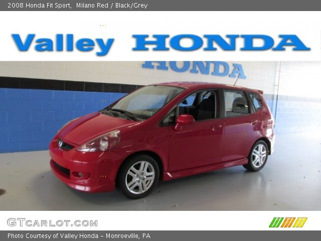2008 Honda Fit Sport in Milano Red