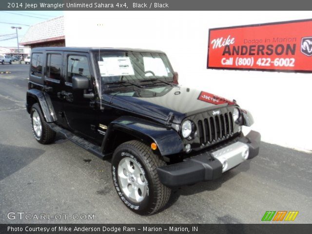 2014 Jeep Wrangler Unlimited Sahara 4x4 in Black