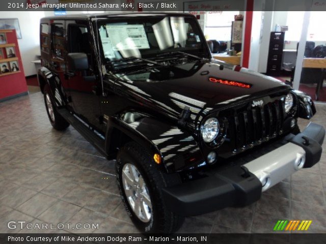 2014 Jeep Wrangler Unlimited Sahara 4x4 in Black