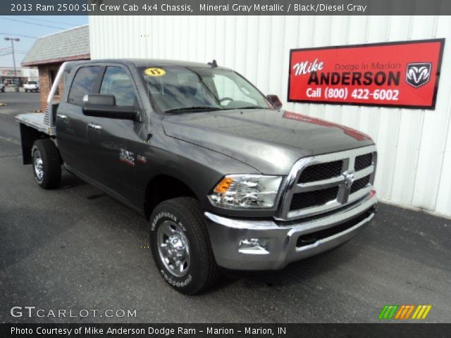 2013 Ram 2500 SLT Crew Cab 4x4 Chassis in Mineral Gray Metallic