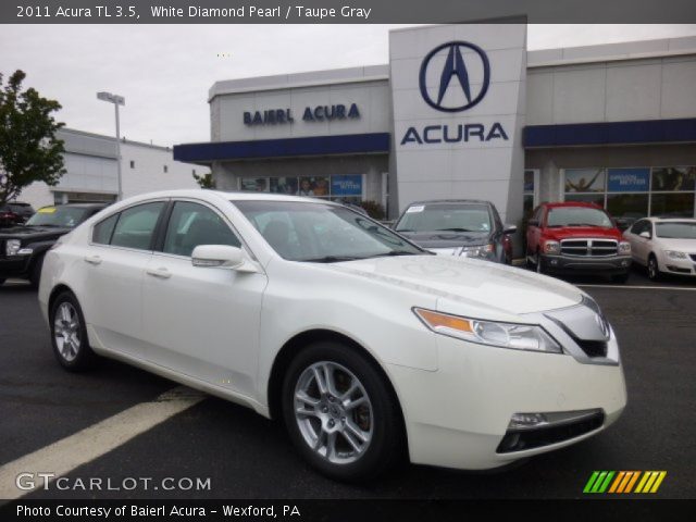 2011 Acura TL 3.5 in White Diamond Pearl