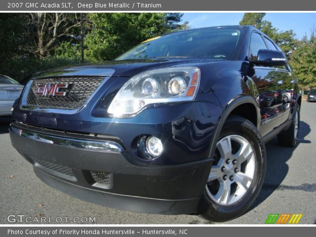 2007 GMC Acadia SLT in Deep Blue Metallic