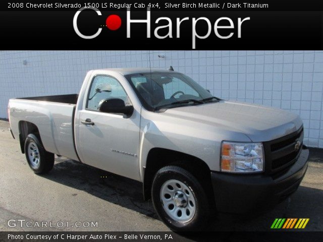 2008 Chevrolet Silverado 1500 LS Regular Cab 4x4 in Silver Birch Metallic