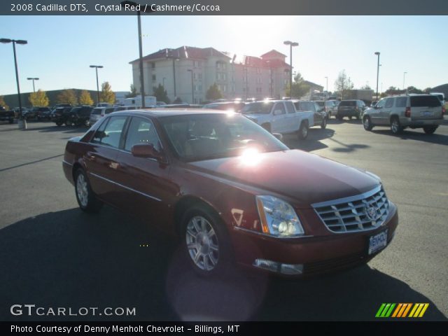 2008 Cadillac DTS  in Crystal Red
