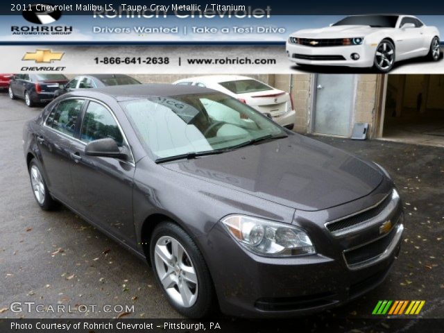 2011 Chevrolet Malibu LS in Taupe Gray Metallic