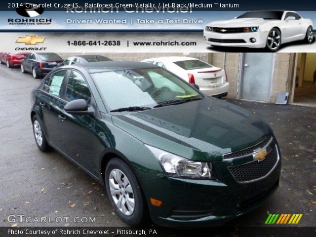 2014 Chevrolet Cruze LS in Rainforest Green Metallic