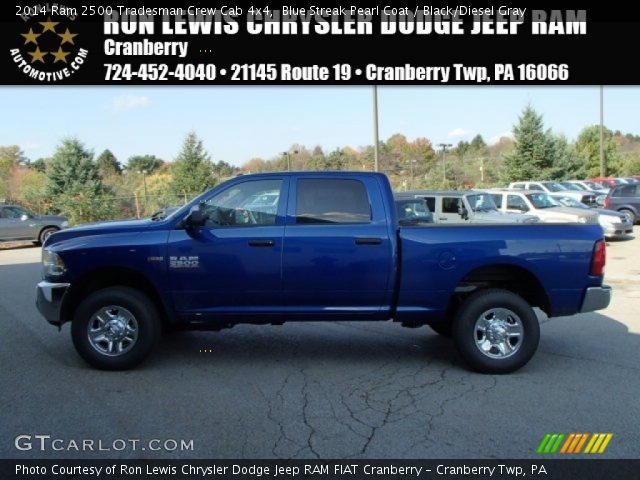 2014 Ram 2500 Tradesman Crew Cab 4x4 in Blue Streak Pearl Coat