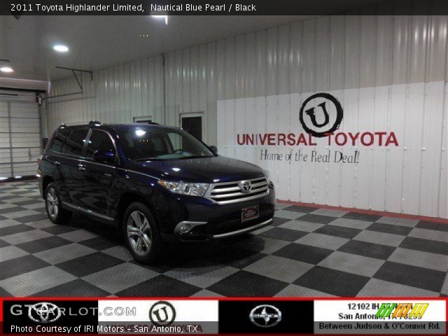 2011 Toyota Highlander Limited in Nautical Blue Pearl