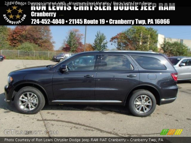 2014 Dodge Durango Limited AWD in Maximum Steel Metallic