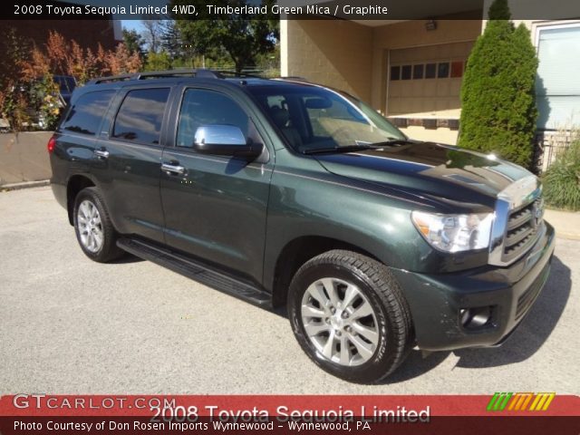 2008 Toyota Sequoia Limited 4WD in Timberland Green Mica
