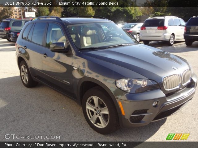 2011 BMW X5 xDrive 35d in Platinum Gray Metallic