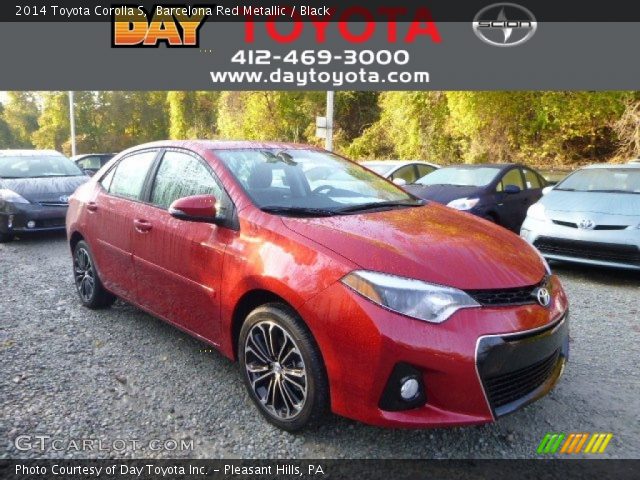 2014 Toyota Corolla S in Barcelona Red Metallic