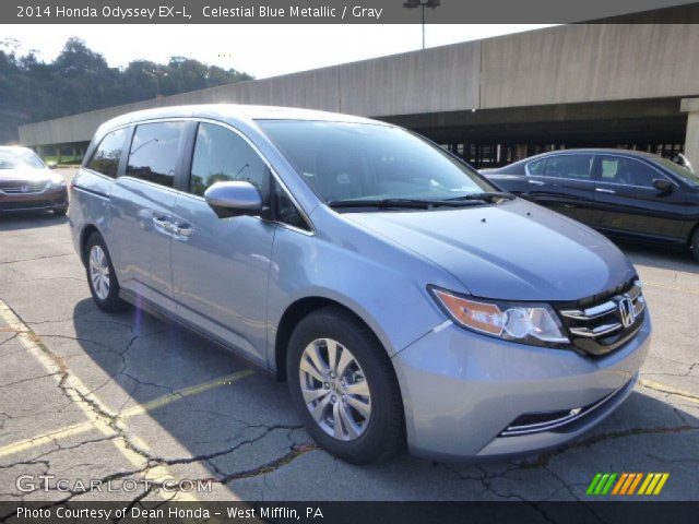 2014 Honda Odyssey EX-L in Celestial Blue Metallic