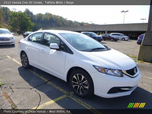 2013 Honda Civic EX Sedan in Taffeta White