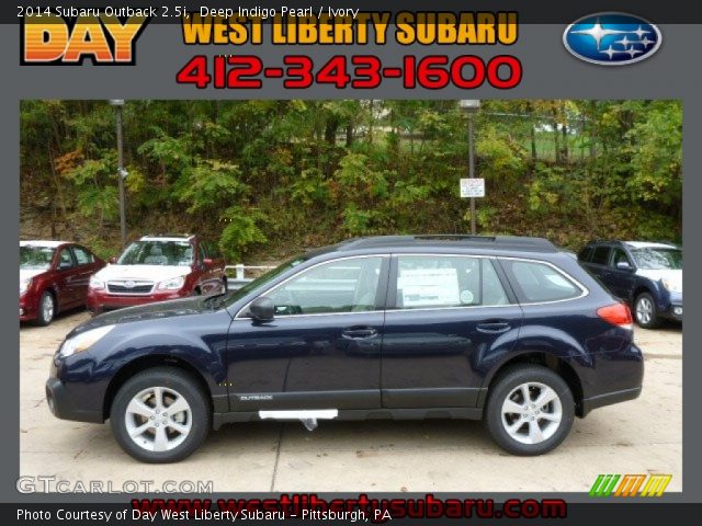 2014 Subaru Outback 2.5i in Deep Indigo Pearl