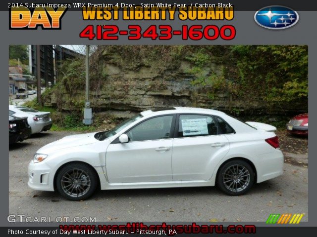 2014 Subaru Impreza WRX Premium 4 Door in Satin White Pearl
