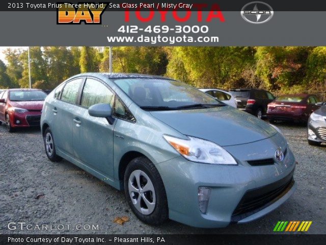 2013 Toyota Prius Three Hybrid in Sea Glass Pearl