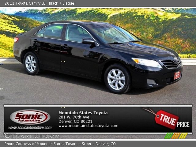 2011 Toyota Camry LE in Black