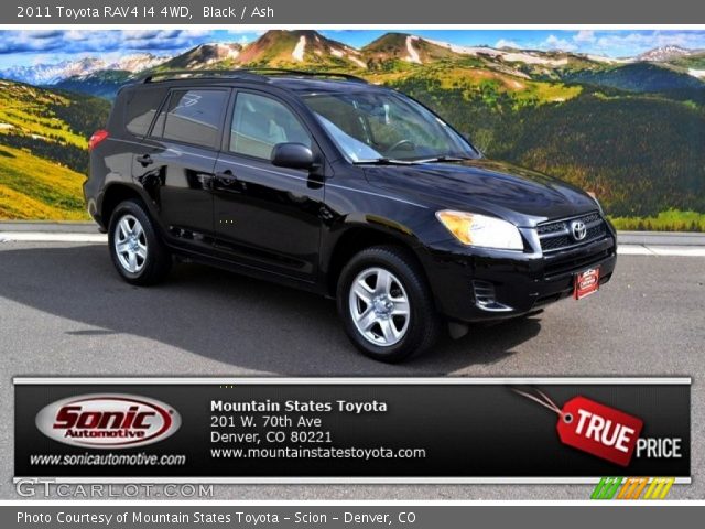 2011 Toyota RAV4 I4 4WD in Black