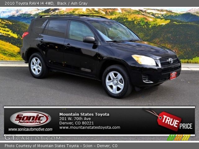 2010 Toyota RAV4 I4 4WD in Black
