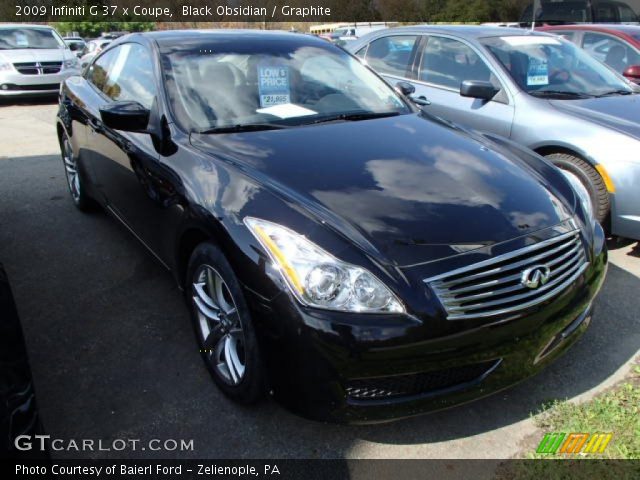 2009 Infiniti G 37 x Coupe in Black Obsidian