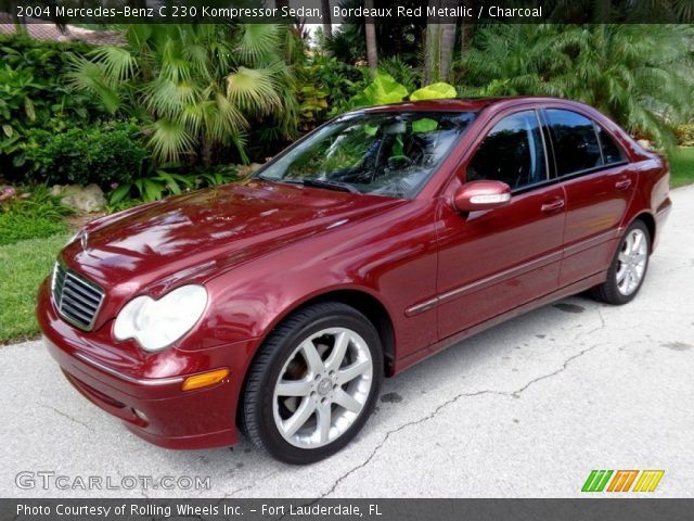 2004 Mercedes-Benz C 230 Kompressor Sedan in Bordeaux Red Metallic