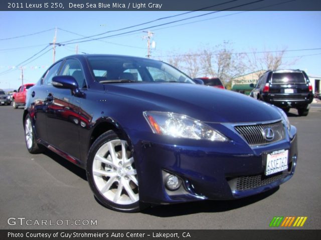 2011 Lexus IS 250 in Deep Sea Blue Mica