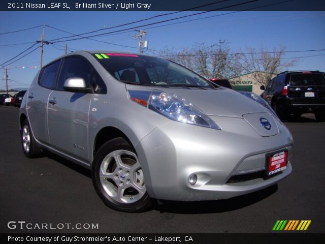 2011 Nissan LEAF SL in Brilliant Silver