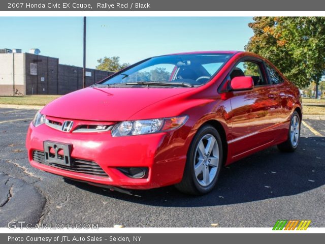 2007 Honda Civic EX Coupe in Rallye Red