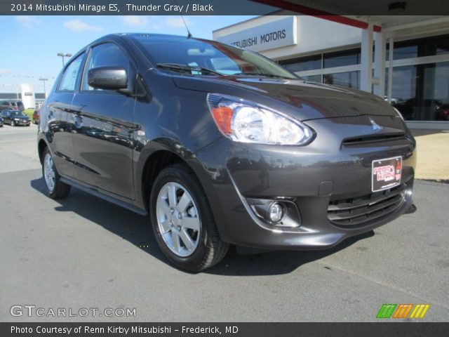 2014 Mitsubishi Mirage ES in Thunder Gray