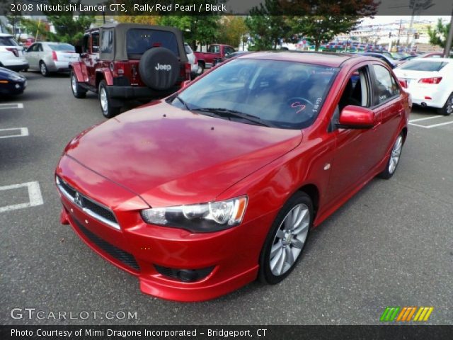 2008 Mitsubishi Lancer GTS in Rally Red Pearl