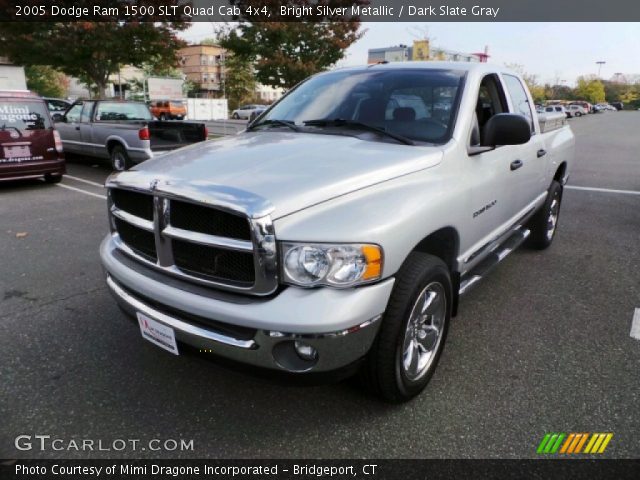 2005 Dodge Ram 1500 SLT Quad Cab 4x4 in Bright Silver Metallic