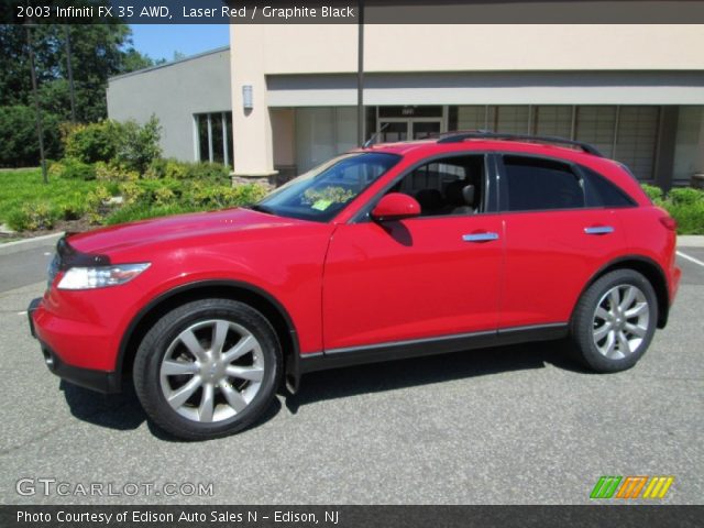 2003 Infiniti FX 35 AWD in Laser Red