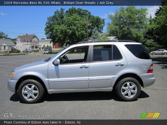 2004 Mercedes-Benz ML 500 4Matic in Brilliant Silver Metallic