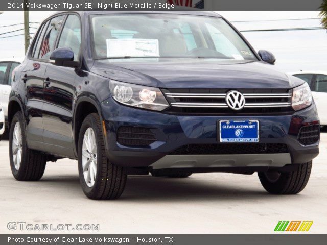 2014 Volkswagen Tiguan SE in Night Blue Metallic