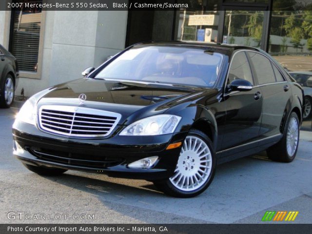 2007 Mercedes-Benz S 550 Sedan in Black