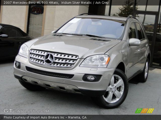 2007 Mercedes-Benz ML 500 4Matic in Iridium Silver Metallic