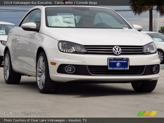 2014 Volkswagen Eos Executive in Candy White