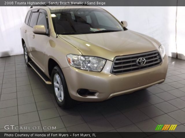 2008 Toyota Highlander  in Sandy Beach Metallic