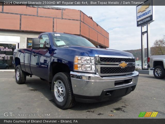 2014 Chevrolet Silverado 2500HD WT Regular Cab 4x4 in Blue Topaz Metallic