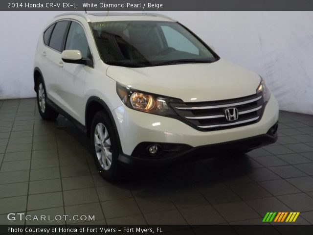 2014 Honda CR-V EX-L in White Diamond Pearl