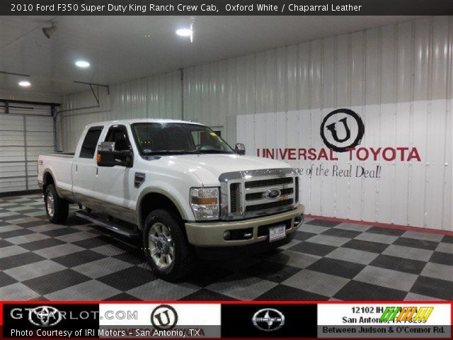 2010 Ford F350 Super Duty King Ranch Crew Cab in Oxford White