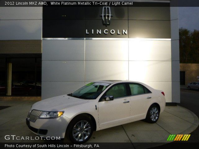 2012 Lincoln MKZ AWD in White Platinum Metallic Tri-Coat