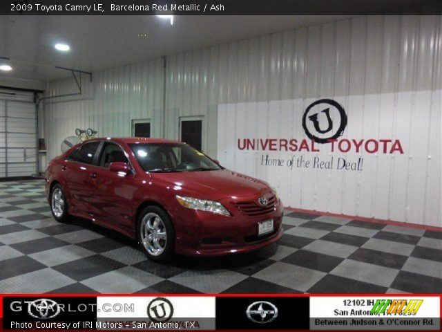2009 Toyota Camry LE in Barcelona Red Metallic