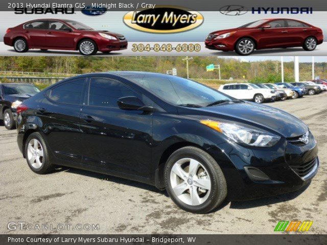 2013 Hyundai Elantra GLS in Midnight Black