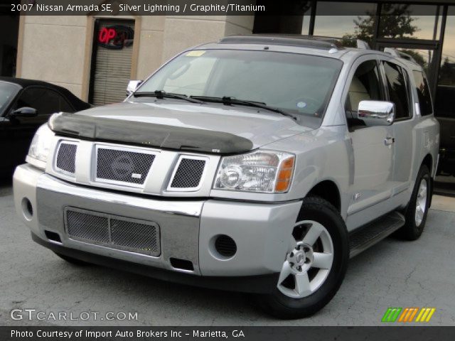 2007 Nissan Armada SE in Silver Lightning